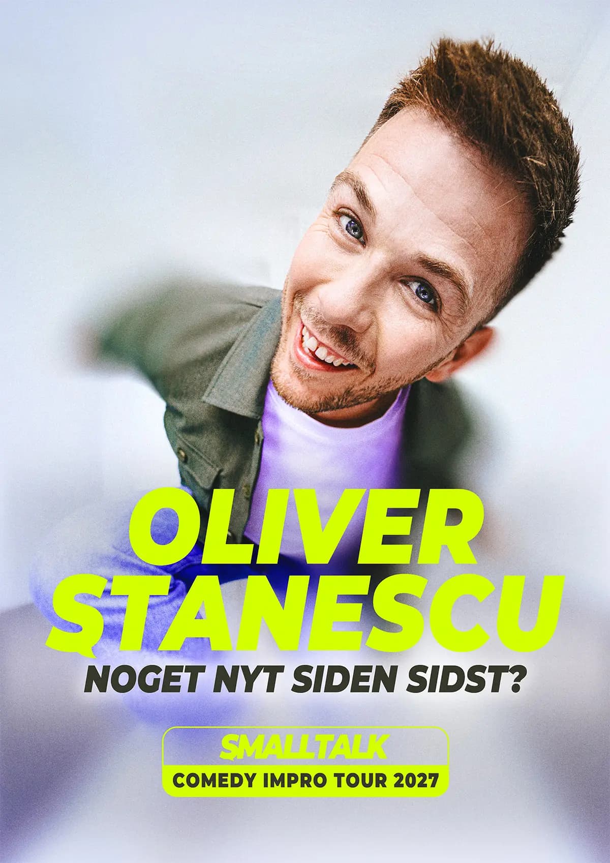 Plakat: Oliver Stanescu – Noget nyt siden sidst? Tour 2027